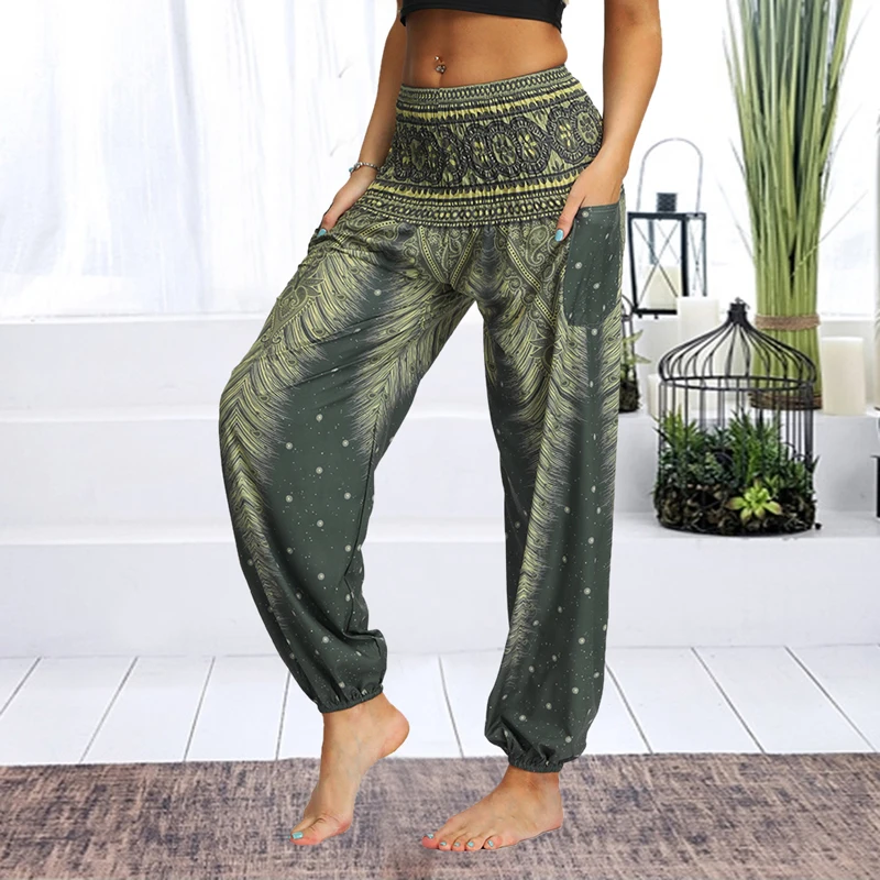 Harem Yoga Pants for Men Tight Women's Net Pants Stretch
