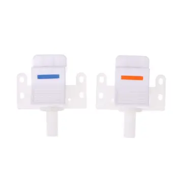 

Water Dispenser Replacement Push Type White Plastic Tap Faucet 2 Pcs