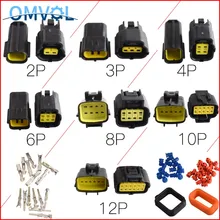 2/3/4/6/8/10/12/Pin Denso 1,8 мм водонепроницаемый проводной разъем Электрический разъем авто герметичный грузовик жгут гнездо