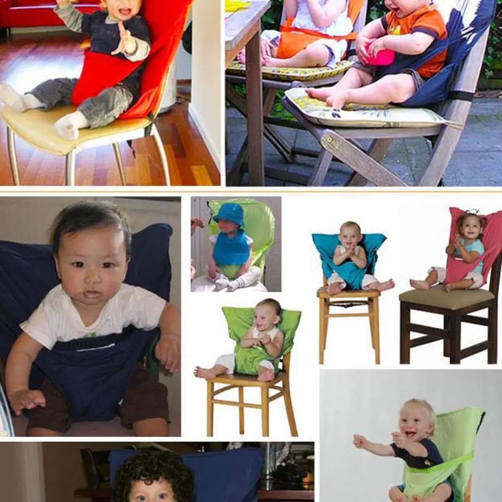 Многофункциональные детские Портативный сиденье детский стул для путешествий складывающийся стирающийся матрасик для обеденный стол крышка сиденье ремень безопасности Кормление высокий стул