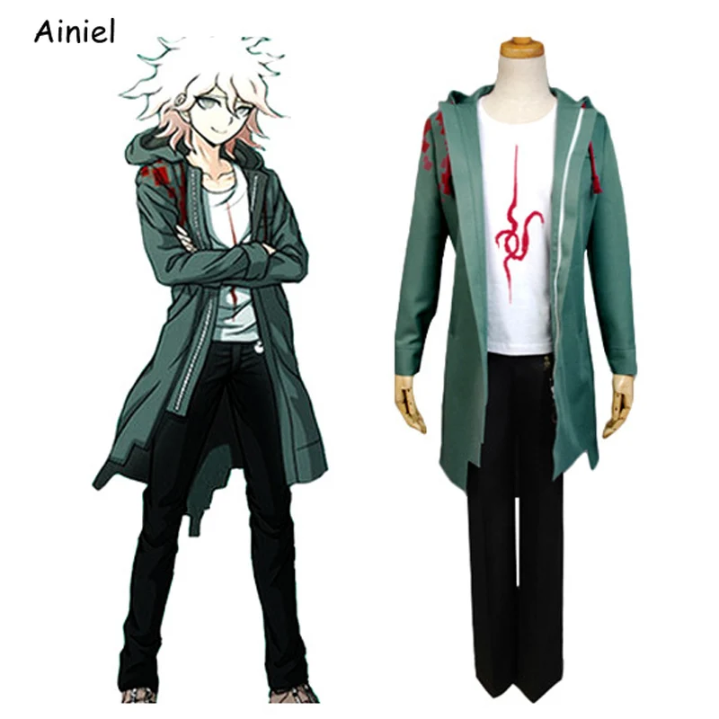 Костюм для косплея Ainiel Super Danganronpa 2 триггер счастливого хаоса куртка Komaeda Nagito штаны