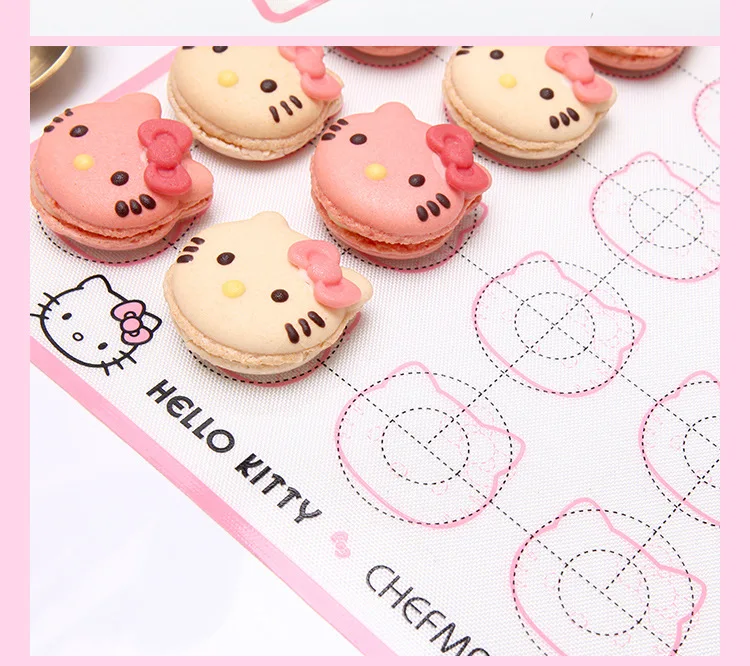 CHEFMADE рисунок «Hello Kitty» высокое Температура противоскользящие силиконовый коврик для выпечки матов подкладка для замешивания теста подставка в виде бисквита Аксессуары для выпечки