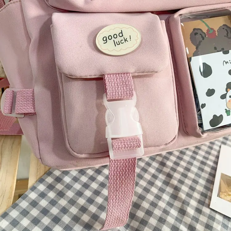 Kawaii Japanese Style High School Multipocket Backpack