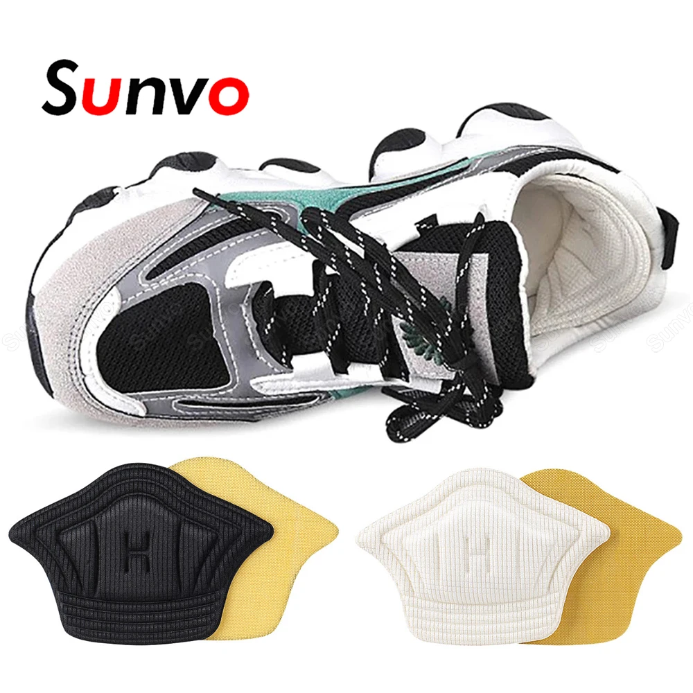 Plantillas de etiqueta engomada del talón para zapatos para mujer, zapatillas de correr, reductor de tamaño, agarres de forro del tacón alto, almohadilla protectora, alivio del dolor