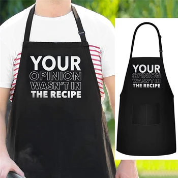 

Adjustable Kitchen Apron For Woman Men Chef Aprons Cooking Barbecue Kitchen Outdoors Apron With Two Pockets Kitchen Accessory50