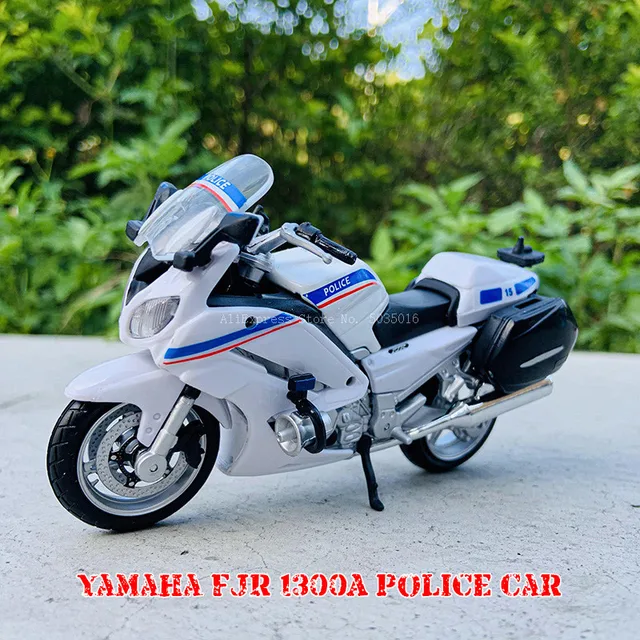 Maisto 1:18 BMW R1200 RT Portugal Police motorcycle series original authorized simulation alloy motorcycle model toy car YAMAHA FJR1300A