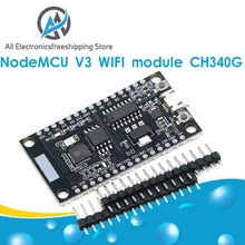NodeMCU V3 Lua integracja modułu WIFI ESP8266 + dodatkowa pamięć 32M Flash, usb-serial CH340G dla Arduino