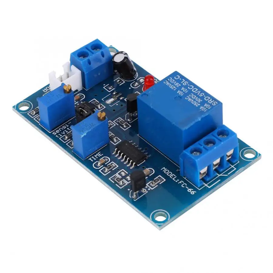 DC 5 V/12 V/24 V переключатель управления светом реле фоторезистора модуль регулируемого обнаружения датчика задержки релейный модуль