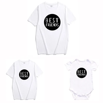 

Family Look Baby Clothes T shirt Fashion Matching Family Outfits Kids Mother Daughter Father Boy Shirt Baby Clothes Mommy and Me