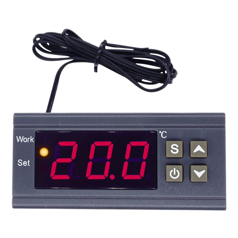 Цифровой термостат MH1210W AC 110-220V DC 12 24V 10A регулятор температуры Переключатель