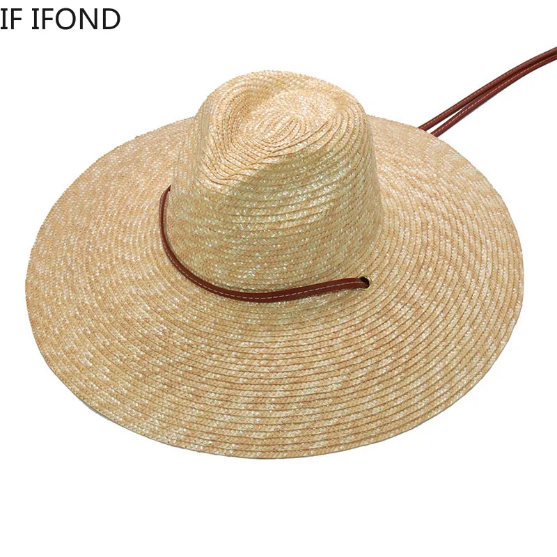 Sun Hat Handmade Weave Lifeguard Hat 