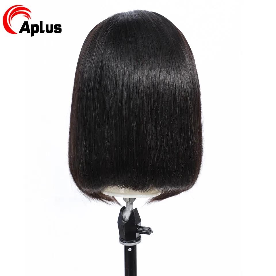  13x4 Lace Frontal Wig Pre Plucked With Baby Hair Straight Lace Front Human Hair Wigs For Women Remy