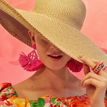

Boho Handmade Tassel Earrings for Women Fashion Drop Earrings for Girls 2019 Statement Colorful Ear Rings Jewelry Accessories