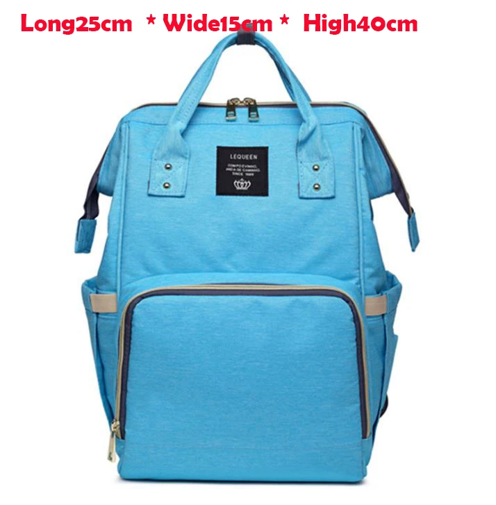 Модная сумка для подгузников для мам, Большая вместительная сумка для подгузников, дорожный рюкзак для кормления, сумка для ухода за ребенком, женская модная сумка для плавания - Цвет: blue