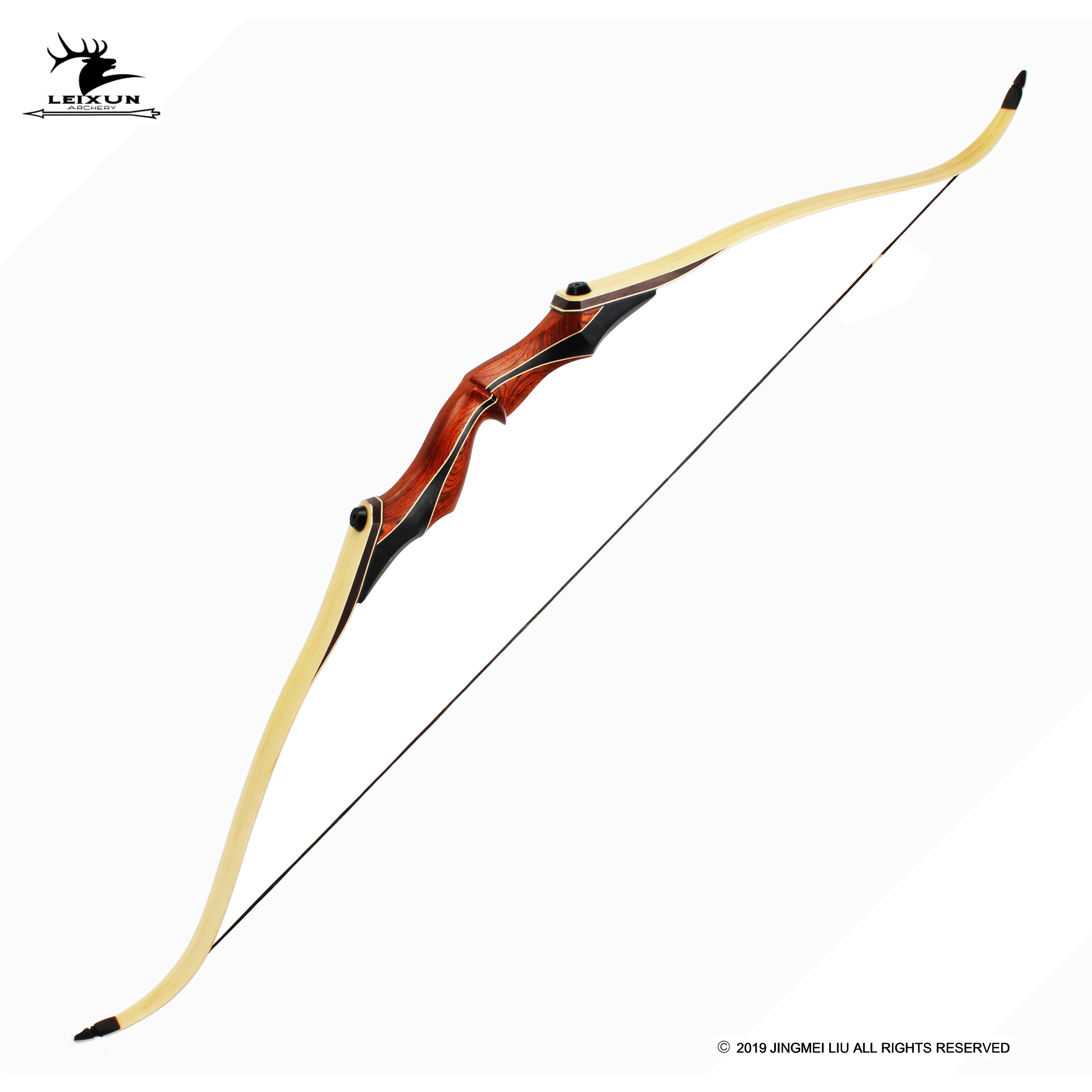 

strongwind 60" elf take-down recurve bow for hunting and shooting RH OR LH riser wood archery hunting archery