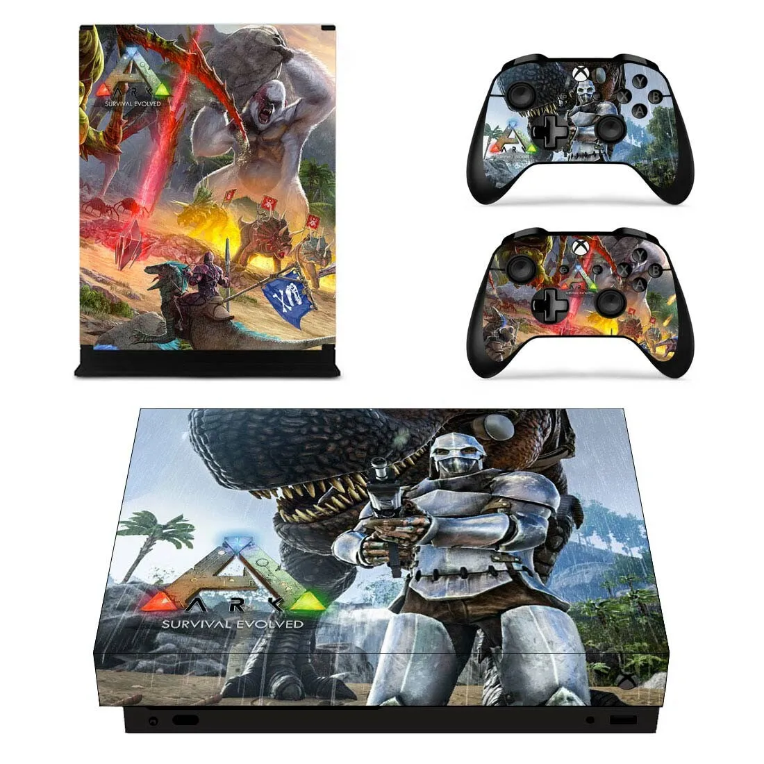 ARK Survival Evolved sticker s для Xbox One X Viny Skin sticker Pegatina Adesivos для консоли Xbox one X и пультов дистанционного управления