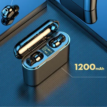 

TWS Bluetooth Earphones Wireless Earbuds Noise Cancelling with Charging Box With Microphone for iPhone Android Mobile Phone