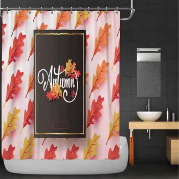 

Autumn 24 100% Polyester, Waterproof Shower Curtain,172046 for Beach,71 in x 79 in