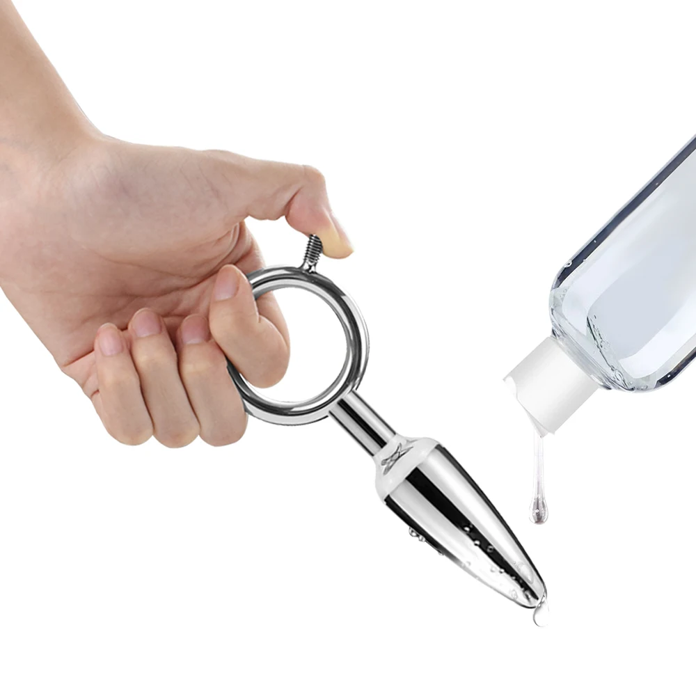 iKenmu Anal Plug For Women and Men,Anal Butt Plug Small + Medium + Big Set 3Head Metal Butt Plug Anal Sex Toy for Beginner