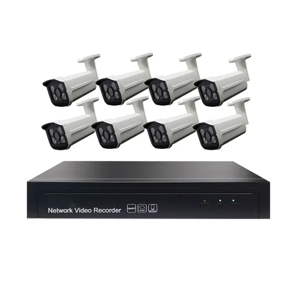 8CH Without Cable Evolylcam 4CH 8CH 5MP POE Комплект H.265 система видеонаблюдения безопасность NVR P2P Onvif POE наружная Водонепроницаемая ip-камера видеонаблюдение POE - Цвет: 8CH Without Cable