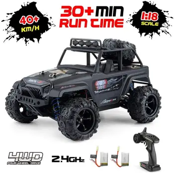 

1:18 Scale RC Car All Terrain Off-Road Buggy 40KM/H High Speed 4WD Electric Vehicle 2.4 GHz Controlled Waterproof Truck