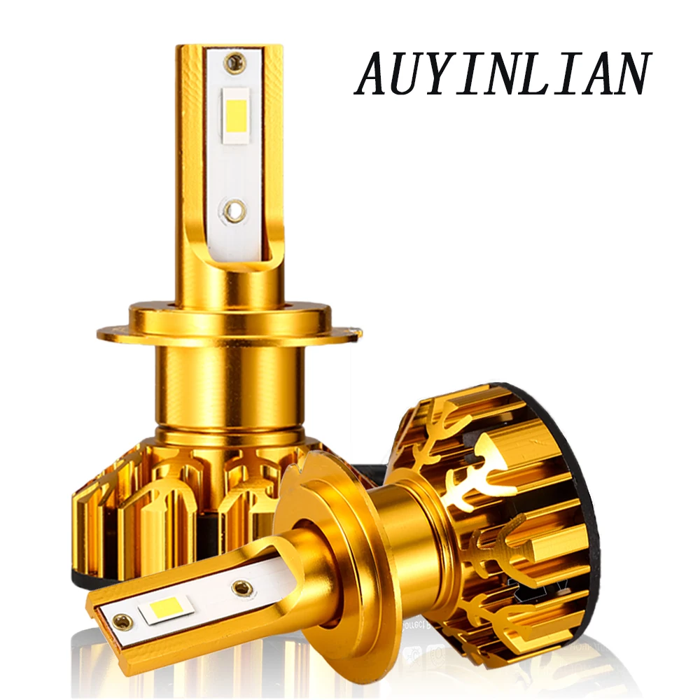 

AUYINLIAN H1 H3 H11 H4 Led H7 lamp H8 HB3 9005 HB4 9006 H7 led canbus Car Headlights Mini 48W 6000K 6500K Automobiles Auto Lamp