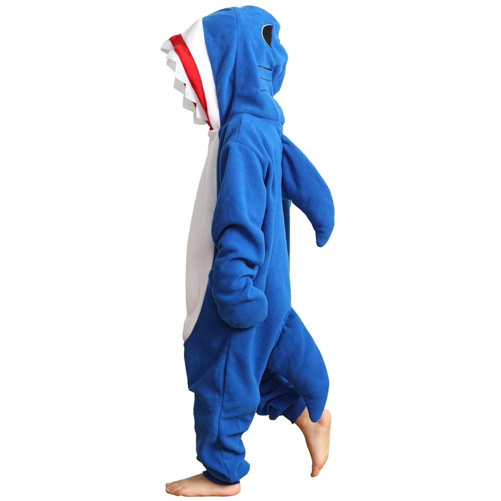 Kids Anime Onesie Pajamas Animal Cosplay Costume for Children Hooded Sleepwear for age 4-12 Child Gift