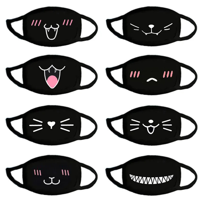 

Anime Black Funny and cute expression mask Free Shipping 1~25