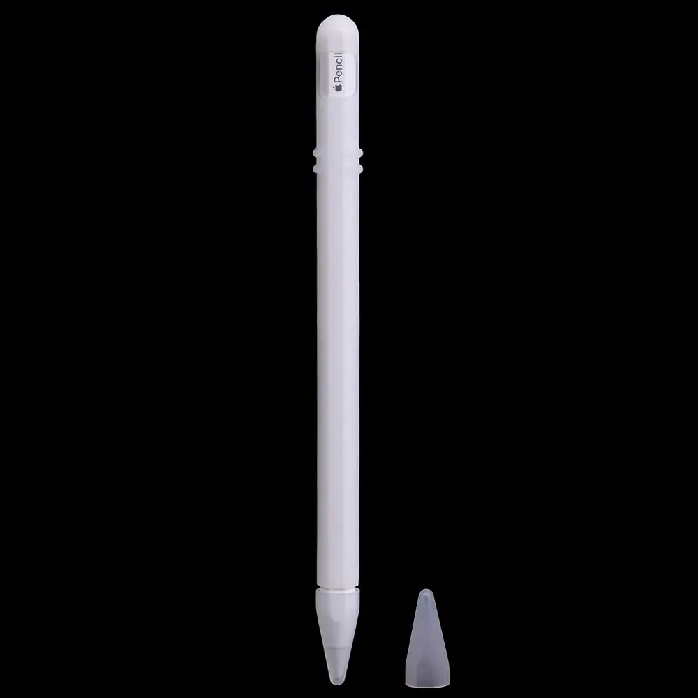 Силиконовый чехол для Apple Pencil 2, Чехол-держатель для iPad Pro 11, 12,9 дюймов,, Apple Pencil 2-го поколения, чехол для стилуса - Цвета: Прозрачный