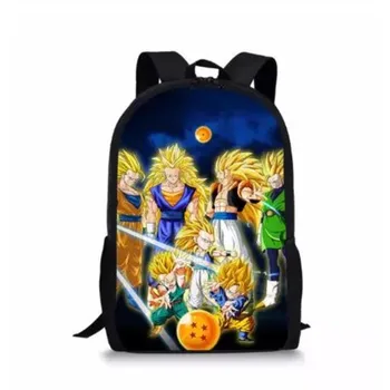 

Classic Anime Dragon Ball Z Print School Bags for Kids Boys Backpack Teen Book Bag Children Cool Daily Mochila Custom
