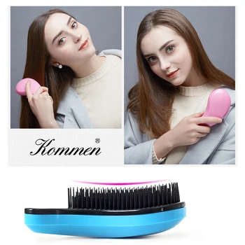 

New Arc Comma Hair Comb Woman Hairbrush Hairdressing Products Barber Accessories Haircare Styling Tools Patent Design Hot Comb