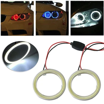 

Silicone Angel Eye bulb Exterior 1 Pair 60MM Waterproof Car Auto Accessories