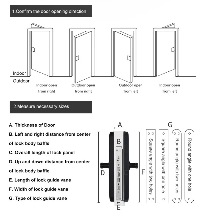 TUYA WIFI Face recognition lock  fingerprint palm print vein magnetic card password to unlock home smart door lock with camera