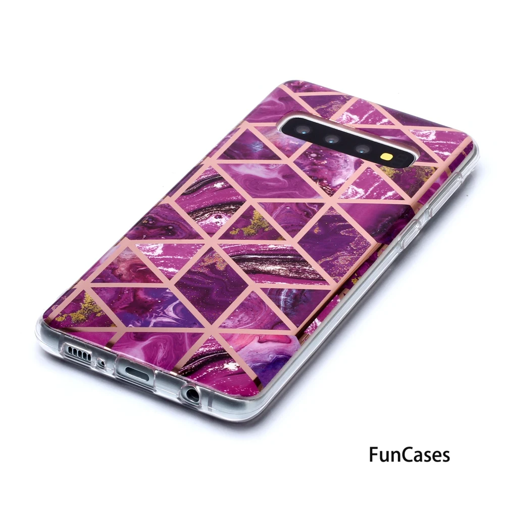 S10 фиолетовый мягкий ТПУ защитный чехол для Броня Samsung простые Чехлы Galaxy carcaso