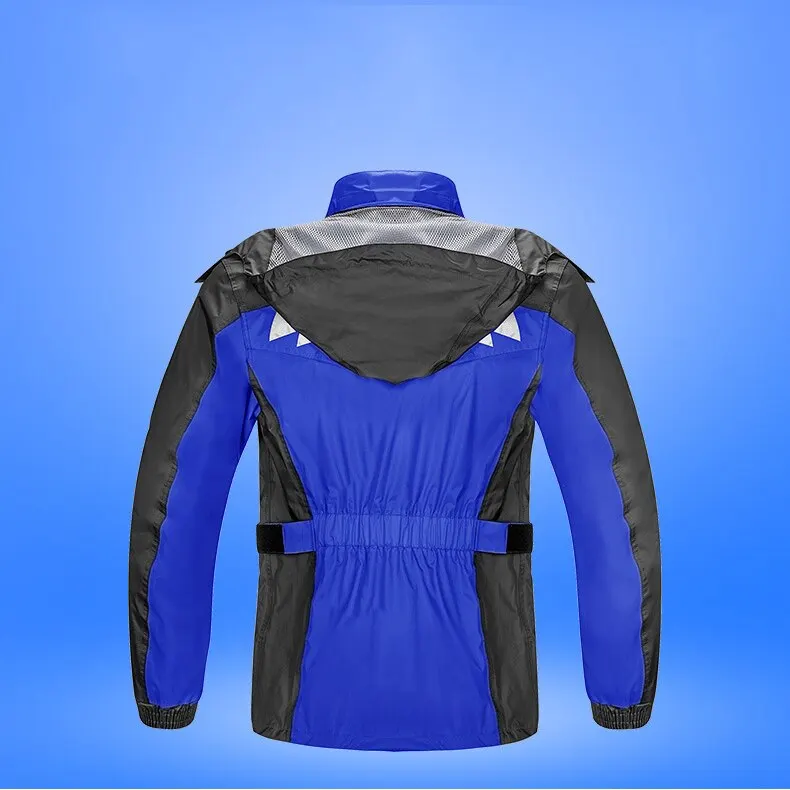 Плащ дождевик для мотоцикла + дождевые штаны мотоциклетный вентиляционное пончо