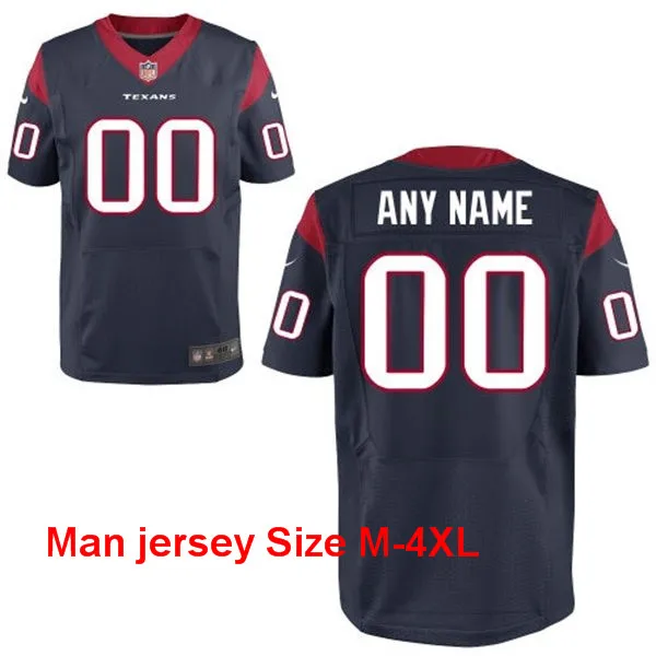 A+++ хорошие отзывы Персонализированные сшитые Хьюстон s Подгонянные любое имя и номер мужчины женщины молодежи дети Джерси