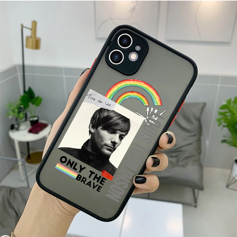 Louis Tomlinson Defenceless Matte Hard PC Phone Case Soft Border Cover For iPhone SE2020 11 12 Pro XS Max X XR 6 7 8 Plus 12Mini