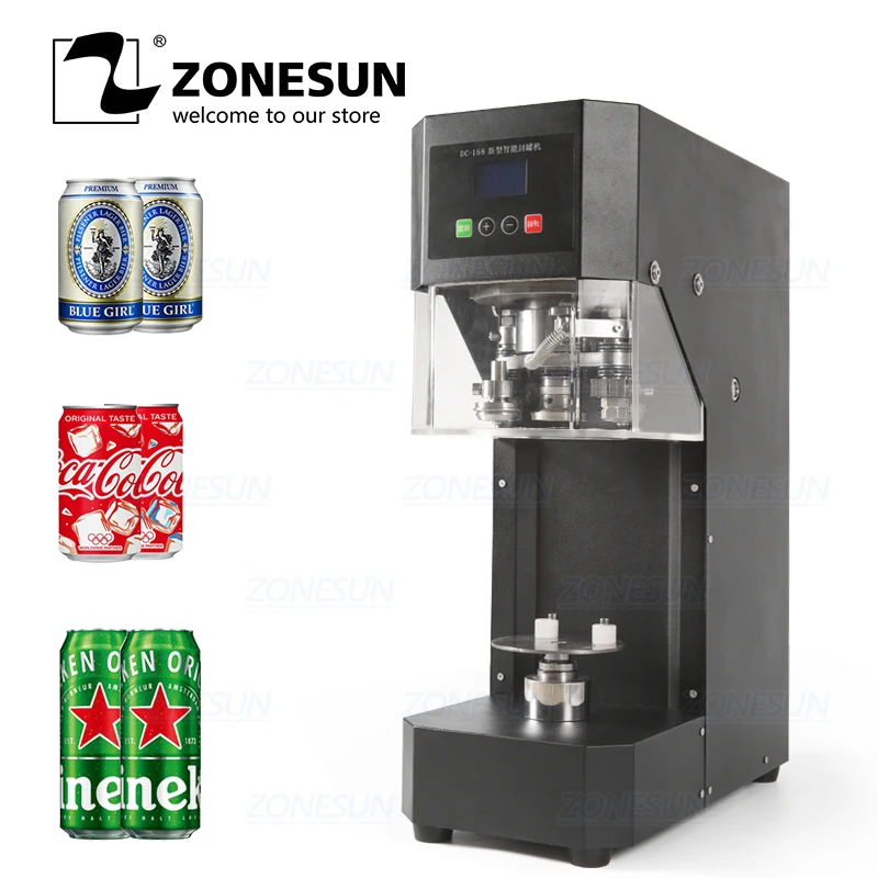 Упаковочная машина ZONESUN 55 мм для бутылок и напитков, машина для запечатывания бутылок для кофе, чая, 220 В Упаковочная машина ZONESUN 55 мм для бутылок и напитков, машина для запечатывания бутылок для кофе, чая, 220 В