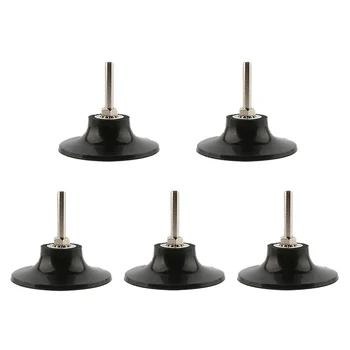 

NEW-5 Pcs Roloc Disc Pad Holder Universal Quick Replacement 3 Inches Disc Pad Holder for Polishing Round Rotating Tools
