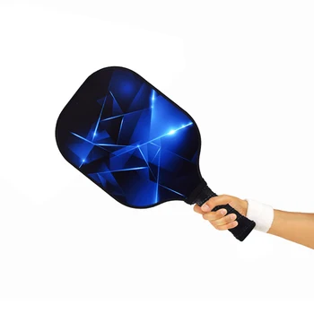 

Pickleball Paddle with Carbon Fiber Face PP Polymer Honeycomb Core Racquet Exerciser Equipments Gym Training