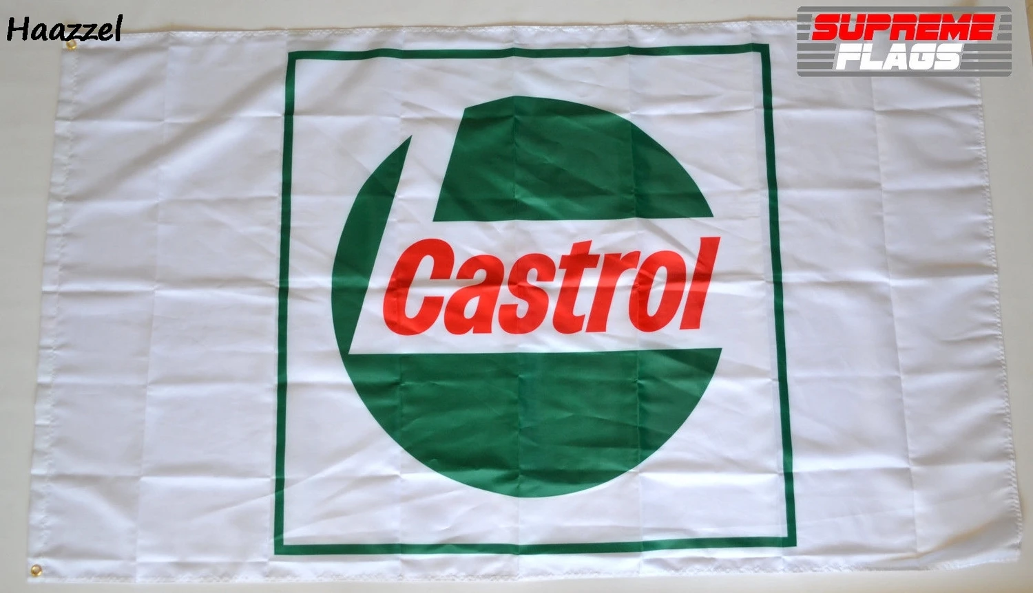 3ft x 5ft 3 x5ft Castrol нефтяной флаг баннер Печать баннер, флаг из полиэстера Размеры 150*90 см - Цвет: PHOTO COLOR