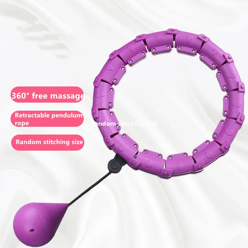Adjustable Sport Hoops Abdominal Thin Waist Exercise Detachable Massage Hoops Fitness Equipment Gym Home Training Weight Loss