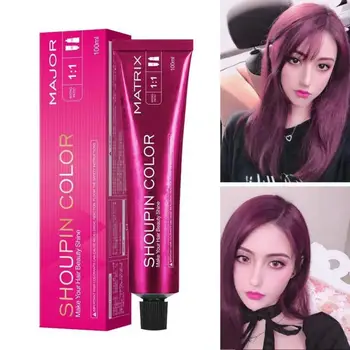 

Multicolor Hair Cream Professional Permanent Hair Dye Wax Mild Safe Hair Dyeing Shampoo Black Color Hair Dye Color Cream