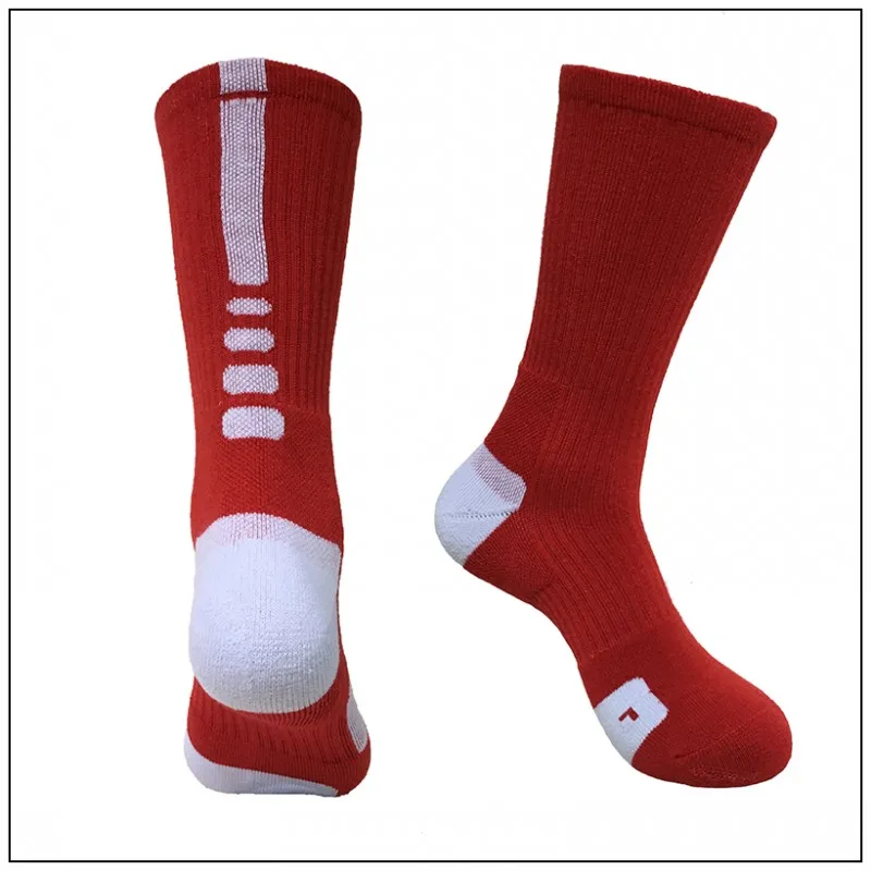 1 пар/лот = 2 шт. зимние махровые полотенца мужские спортивные носки Модные Длинные мужские носки для баскетбола быстросохнущие носки