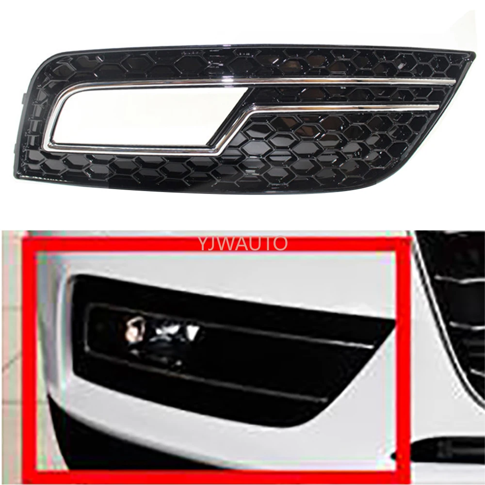 

Fog Light Cover For Audi A4 B9 S4 RS4 2013~2015 Vent Car Grille Auto Front Lower Bumper Driving Lamp Cover 8K0807681K 8K0807682K