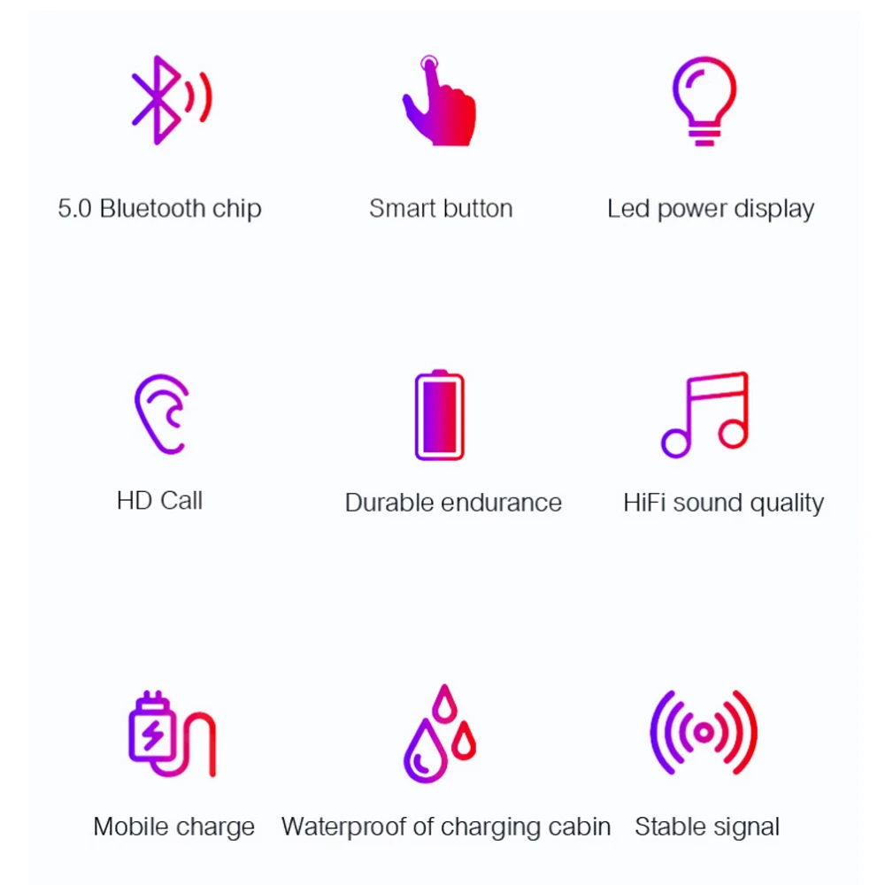 V10 TWS, беспроводные Bluetooth 5,0 наушники, IPX7, водонепроницаемая Спортивная игровая гарнитура, 3500 мА/ч, внешний аккумулятор, светодиодный дисплей, наушники HIFI