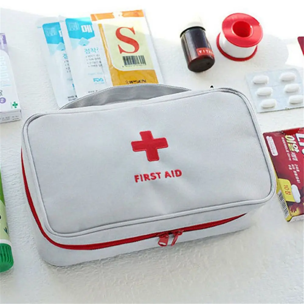 Портативный походный набор первой помощи, медицинская сумка для экстренной помощи, чехол для хранения, водонепроницаемый автомобильный набор, сумка для путешествий, набор для выживания, пустая сумка - Цвет: 2