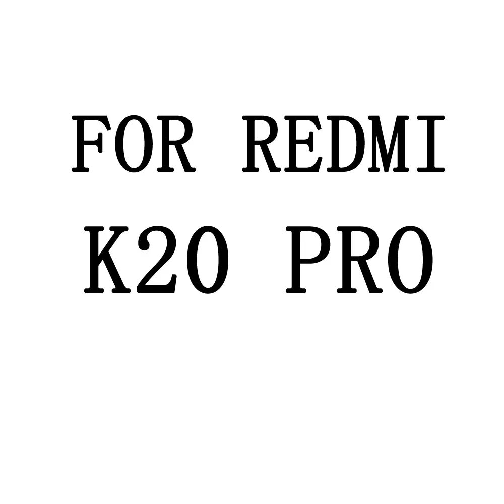 CAMDEMS 10D 100pcs 2in1 Tempered glass for XIAOMI 9 9T 7s NOTE 7PRO REDMI K20 A3 9SE 9X Y3 A3 LITE REDMI PRO2 screen protector - Цвет: for REDMI K20 PRO