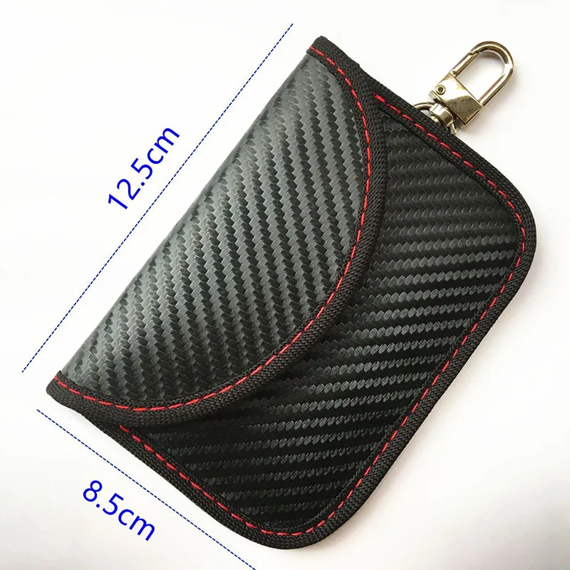 

1PC Car Key Signal Blocker Case Faraday Cage Fob Pouch Keyless RFID Blocking Bag