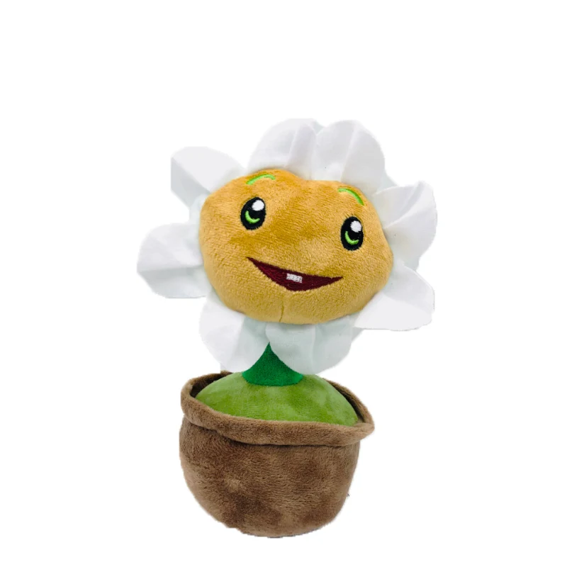 Pot Marigold 20-23 см Растения против Зомби Плюшевые 8 стилей мягкие игрушки цветочный горшок растения плюшевые игрушки ПВЗ куклы-зомби подарки для детей Детские игрушки - Цвет: Pot Marigold
